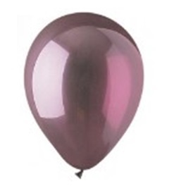 Crystal Burgundy Helium Latex Balloon